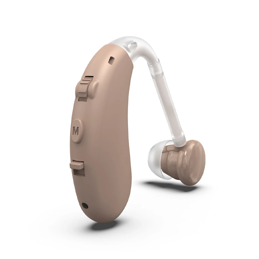 Analog Hearing Aid Professional Noise Canceling Open Fit BTE Digital Hearing Aid Sound Amplifier For The Deaf