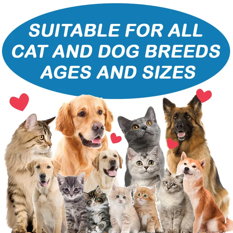 Turkey Tuna Chicken Flavored Heart Supplement Tablets for Cats Dogs Flea Control Eye Care Pest Management for Fish Health Care