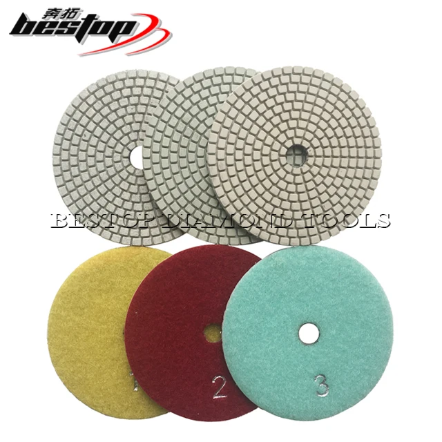 3 Step Dry/Wet Resin Bond Diamond Polishing Pad
