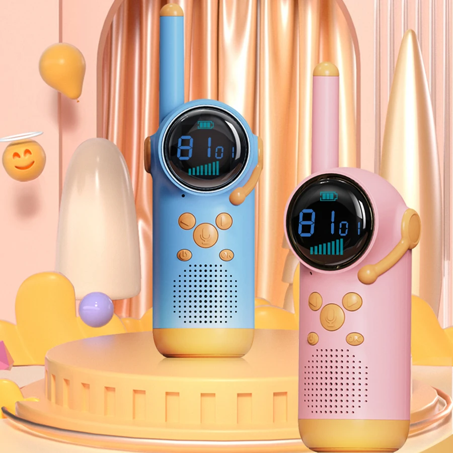 OEM/ODM Kids Gifts long range wifi wireless mini radio phone walkie-talkie mobile walkie talkie for Children Christmas Toys