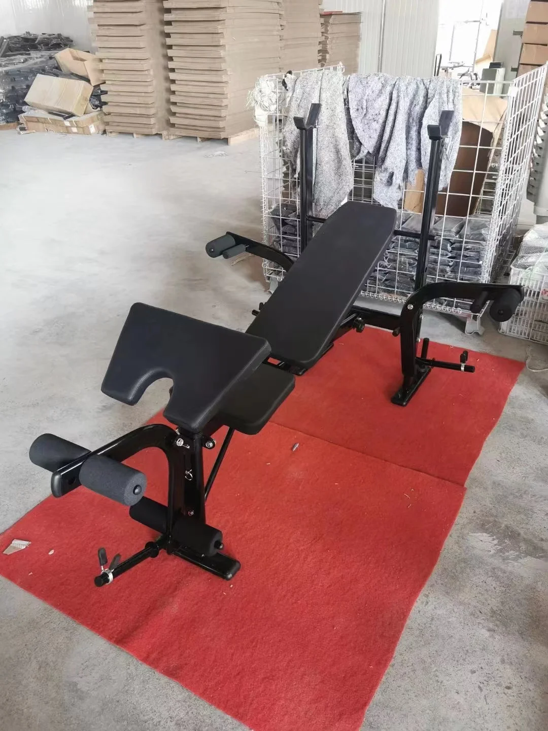 Hot sale home fitness equipment adjustable gym weight lifting sit up bench