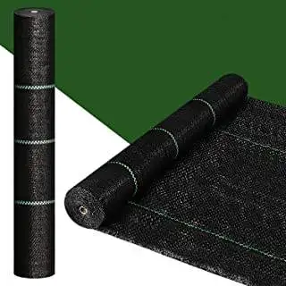 PP woven membrane PE ground cover weedmat anti grass control cloth