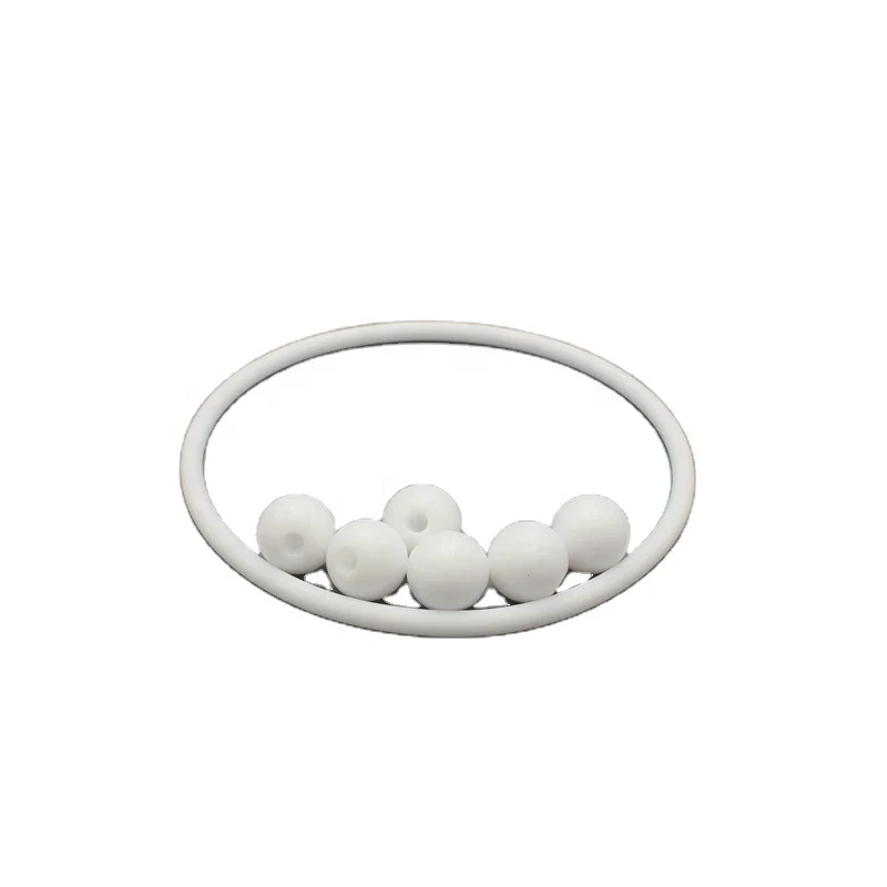 Прочный белый твердый шарик из ПТФЭ 4 мм, 5 мм, 19 мм, 17 мм, 25 мм, уплотнительные детали, шаровой кран из ПТФЭ 50 мм, аксессуары для шарового крана