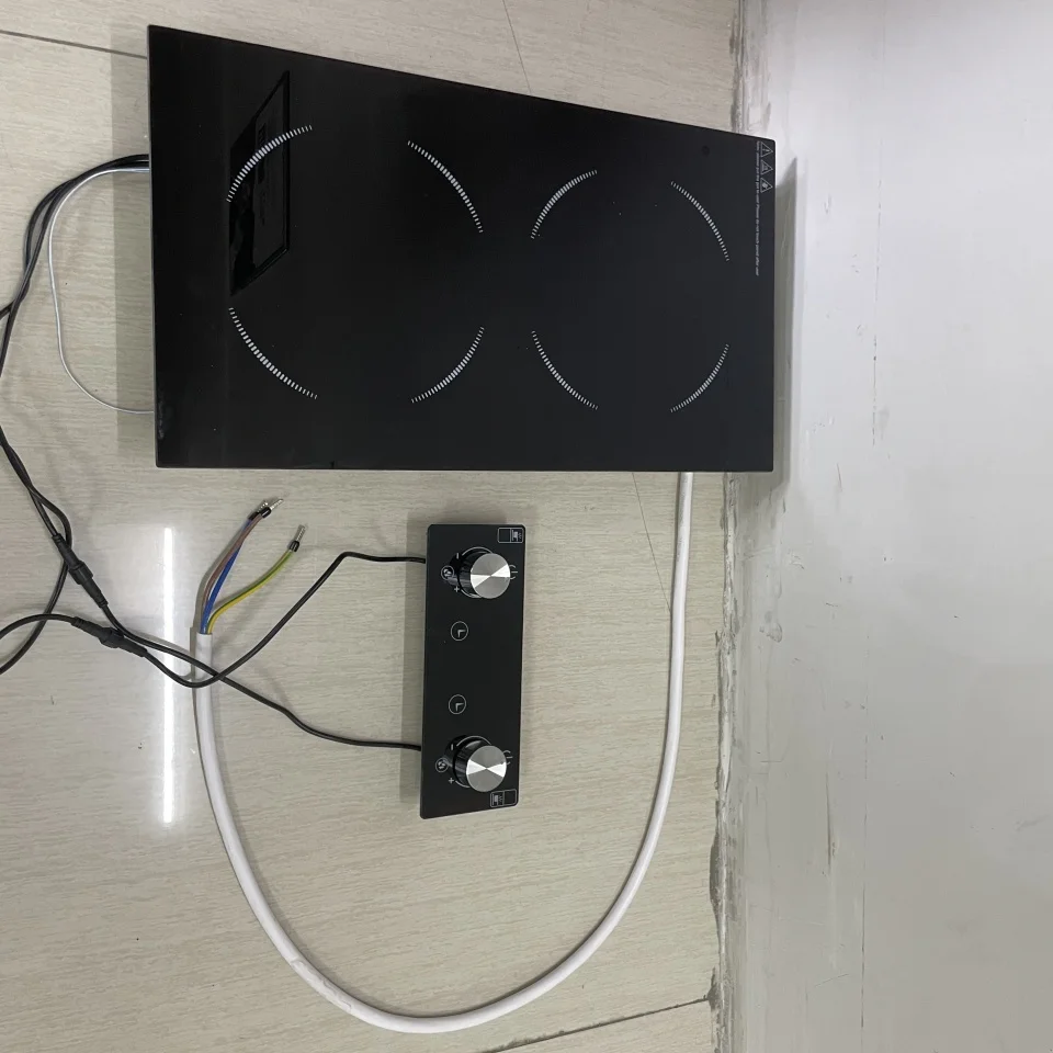 New style 2 burner induction cooker knob switch