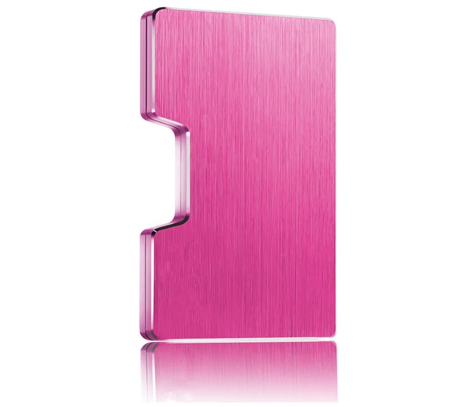 RFID Blocking Card Box Quick Access Storage Space Grade Lightweight Aluminum Non Traditional Wallet Free Attachable Cash Clip