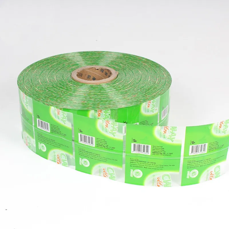Custom Print Plastic Heat Wrap PVC Sleeves Cans Label Glass Bottle Sleeve Wraps Soft Touch Shrink Film