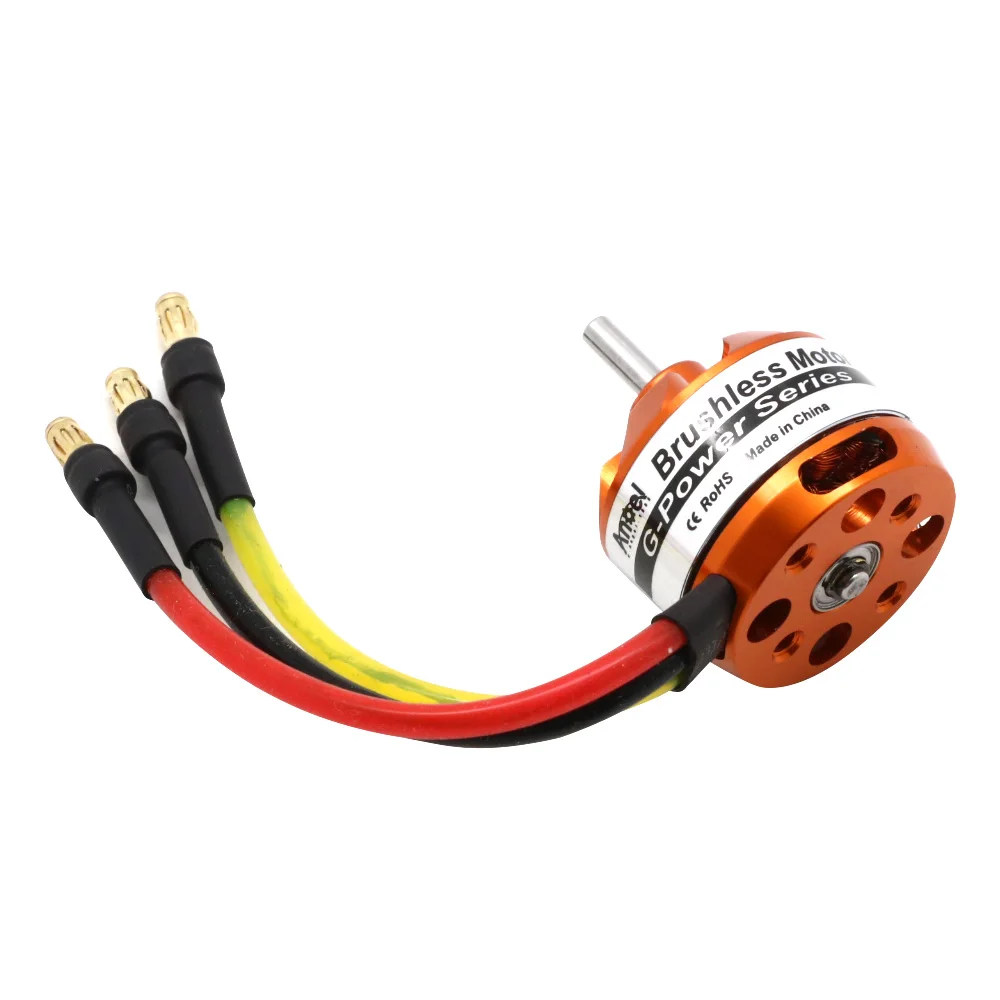 Бесщеточный двигатель D2822 1100KV 1450KV 1800KV 2600KV 2-3S для радиоуправляемого самолета многокоптера бесщеточный мотор с внешним ротором