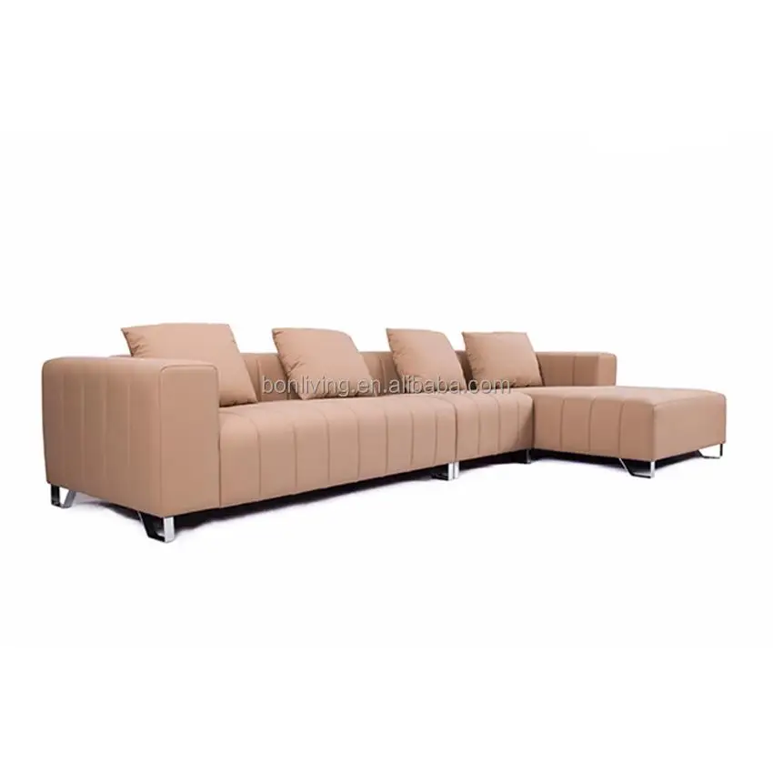 chester moon blue floor sofa three seater living room sofa set furniture Italian modern luxury style leather chesterfield sofa