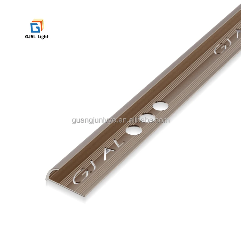 Aluminium Profile Shape Edge Inside Wall Corner Strip Ceramic Wall Tile Trim