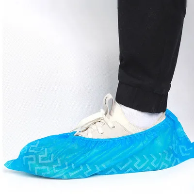 
Disposable Medical Non-Woven surgical non skid Shoe Cover anti slip Polypropylene PE CPE Boot Cover 