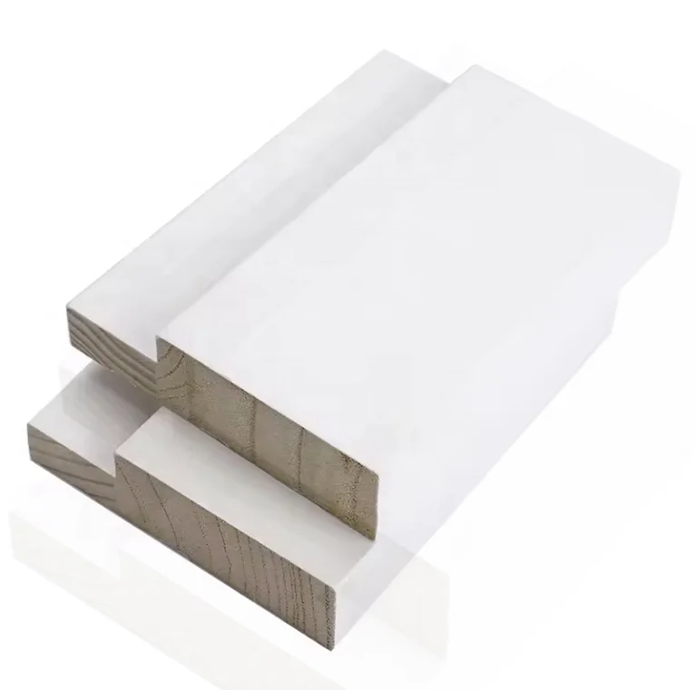 Hot Sale strongest solid Moulded White Primed Decorative Solid Wood Door Jamb
