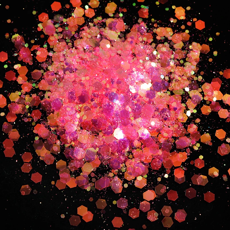Wholesale Nail Art Epoxy Glitter Environmentally Friendly Polyester Glitter Mixed Cosmetic Glitter