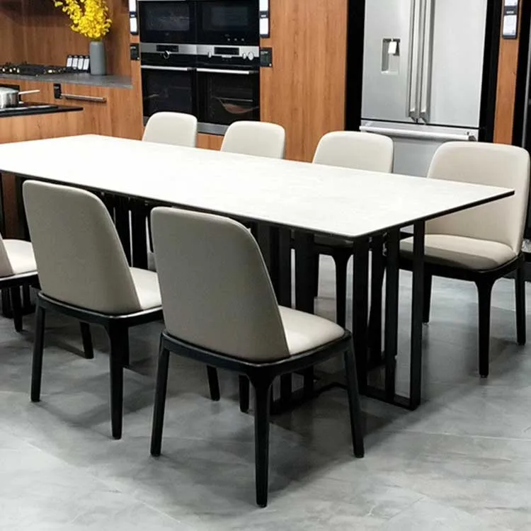 2022 Hot Selling Cheap Modern Design House Furniture Dining Table Marble Dining Table Set
