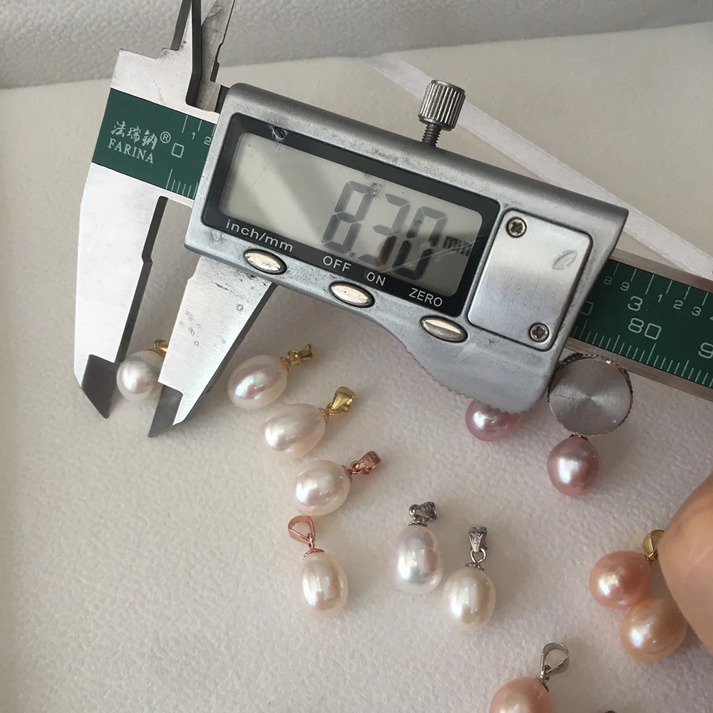 high quality fashion 925 silver gold plating nature Tahitian pearl pendant CHARM baroque shape