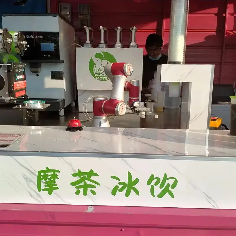 Wholesale Hot Selling Smart Unmanned Bubble Tea Vending Machine Automatic Bubble Tea Robot