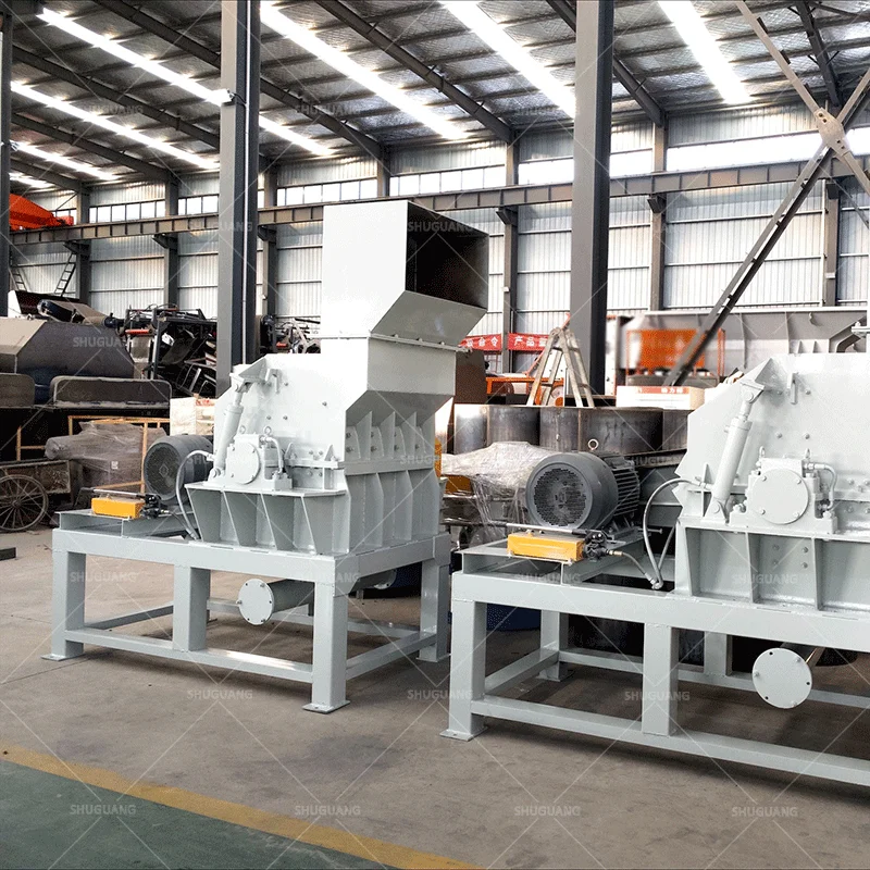 Scrap engine metal crusher Mini scrap rubber metal crusher machine for sale