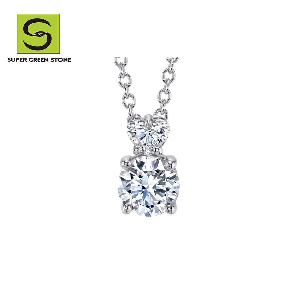 Подвеска из серебра 18 К