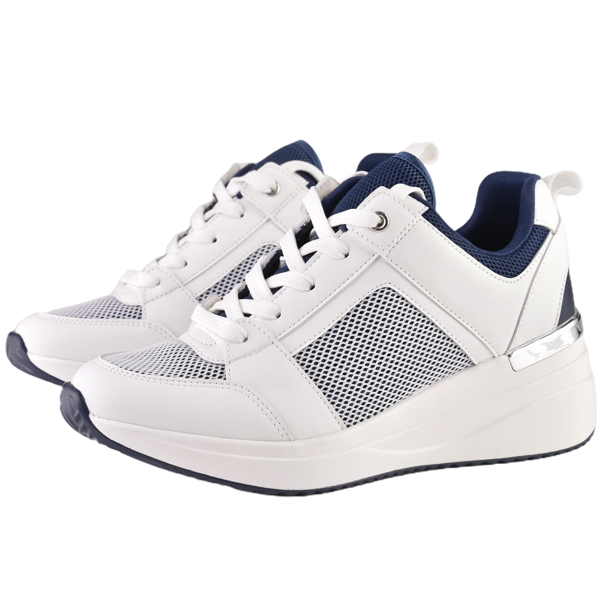 Самые популярные высококачественные женские белые кроссовки на шнуровке