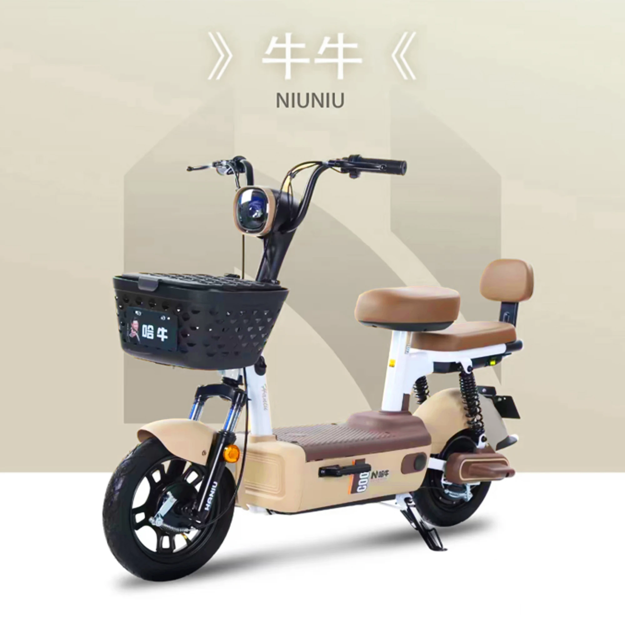 China Manufacturer Electric Bike Two Wheel Electric Bikes Electric Bicycle 2 Seats Device Tracker Scooter Electric Bicycle