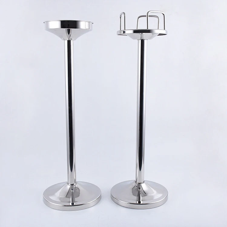 
Party Events Ice Beverage Cooler Stand Wine Ice Bucket Holder Stainless Steel High Quality Bar Wine Bucket Drink Cooler Stand 