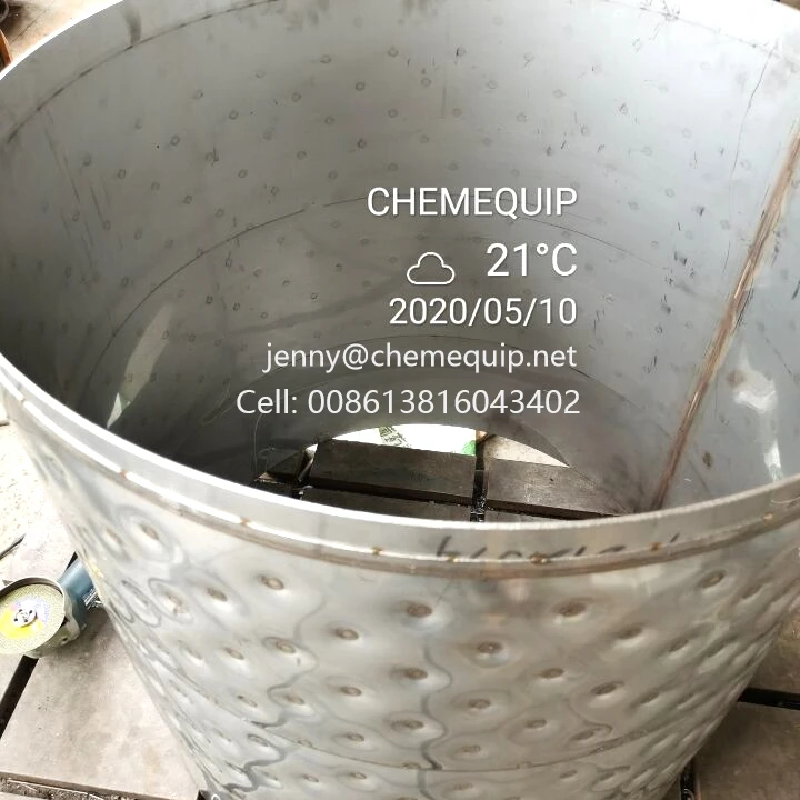 Охлаждающая куртка из нержавеющей стали с регулируемым объемом, Набор для изготовления вина, винограда, резервуар для брожения