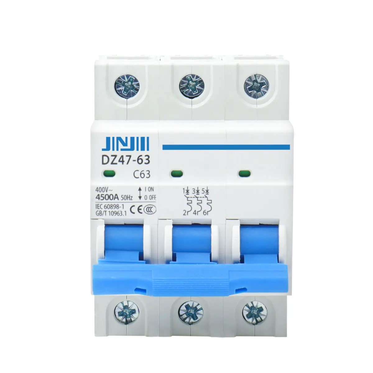 Профессиональный мини-автомат защити цепи изготовление AC DC DZ47-63 1P 2P 3P 4P 1A- 63 переменного тока выключатель