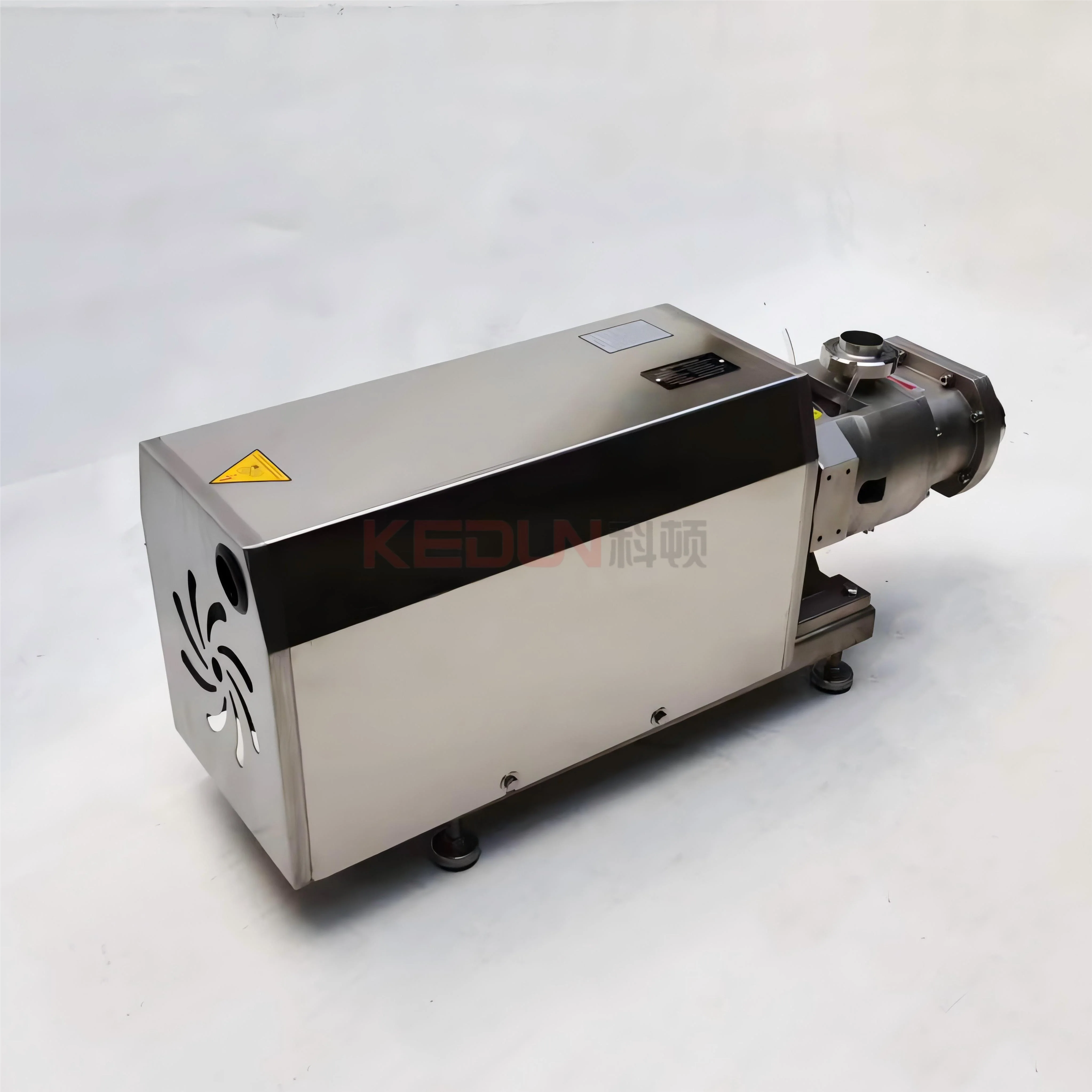 Sanitary twin screw pump for liquid with large particles-Positive Displacement Pumps