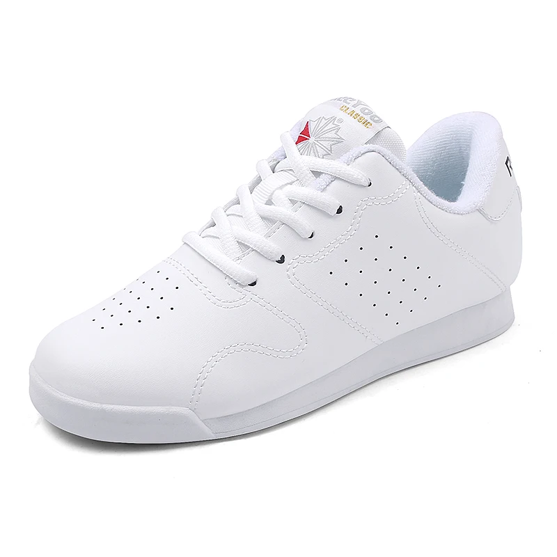
White Aerobics Shoes,Athletic Sneakers Custom Logo,Custom Casual Shoes For Men Women Kids 