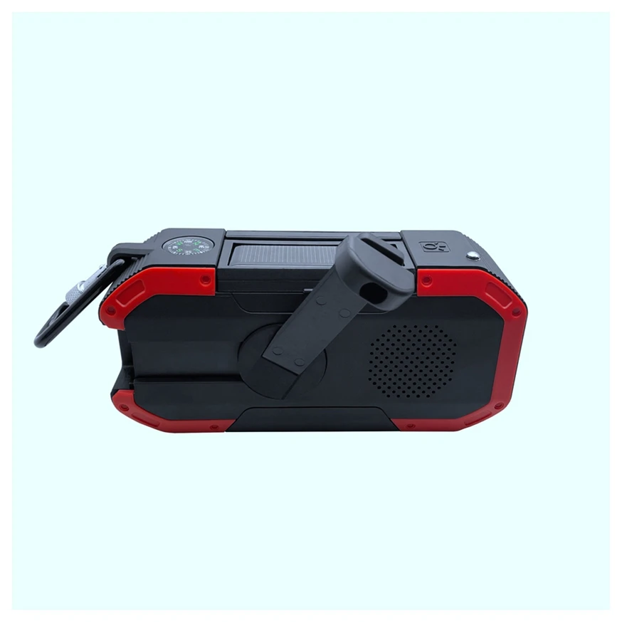 D580 Qi Outdoor multi Speakers Wireless radio Two-Way Radio Solar Powered Radios With Bike Motorcycle Stand