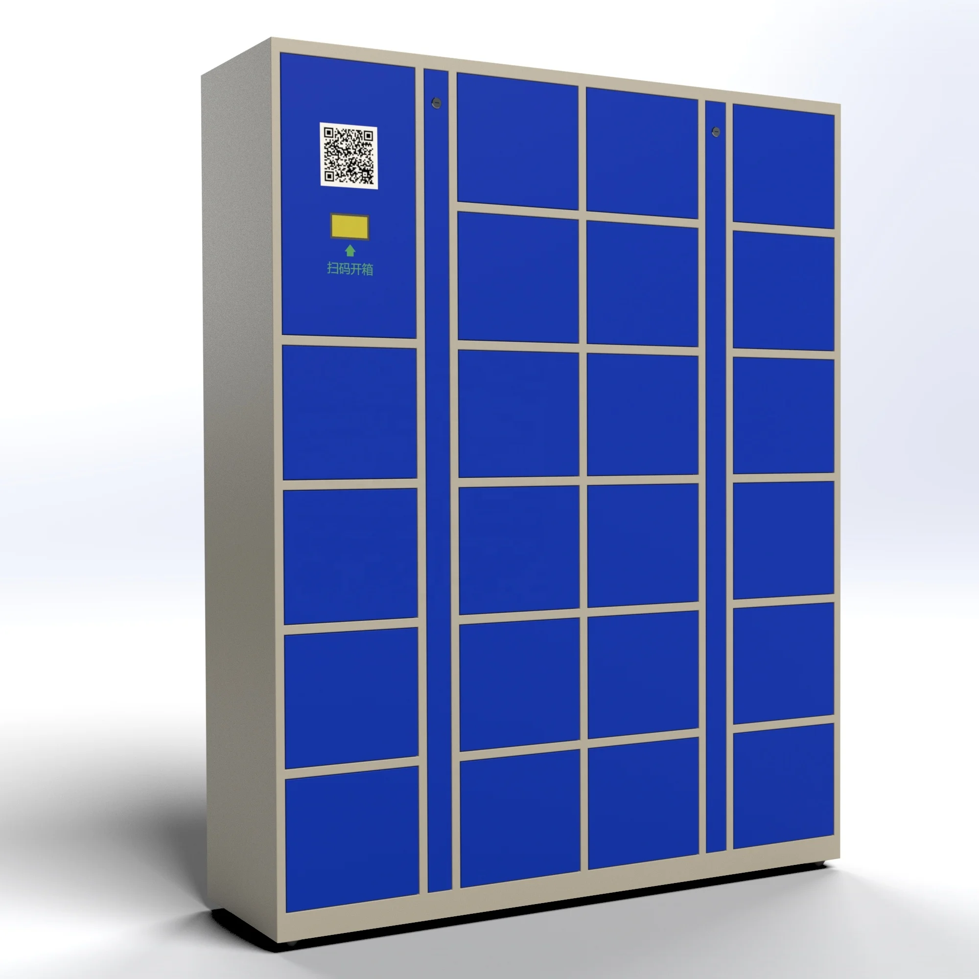 OEM/ODM Smart Tool Rental Locker Metal Cabinet for Worker with Mobile App &Touch Screen Smart Locker