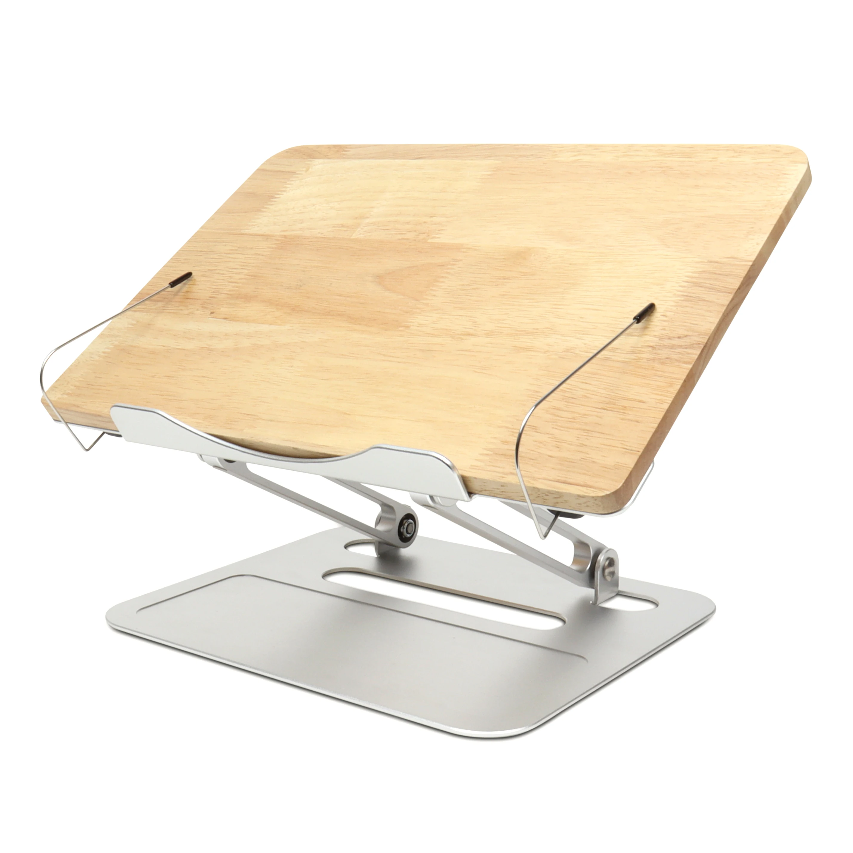 Лидер продаж оптовая продажа с фабрики алюминиевый дубовый Подставка для книг чтения ноутбука планшетных ПК Ipad Библия книга рецептов