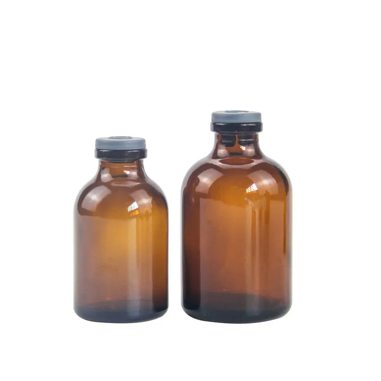 hot sale  15ml 30ml 50ml  Glass Bottles for Syrup for Pharmaceutical with Amber or Transparent Color use for lyophilized powder