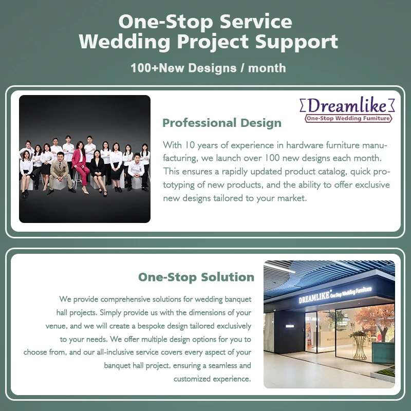 Gold Stainless Steel Mirror Glass Wedding Table with Modern Art Design Wedding Dining Table Hotel