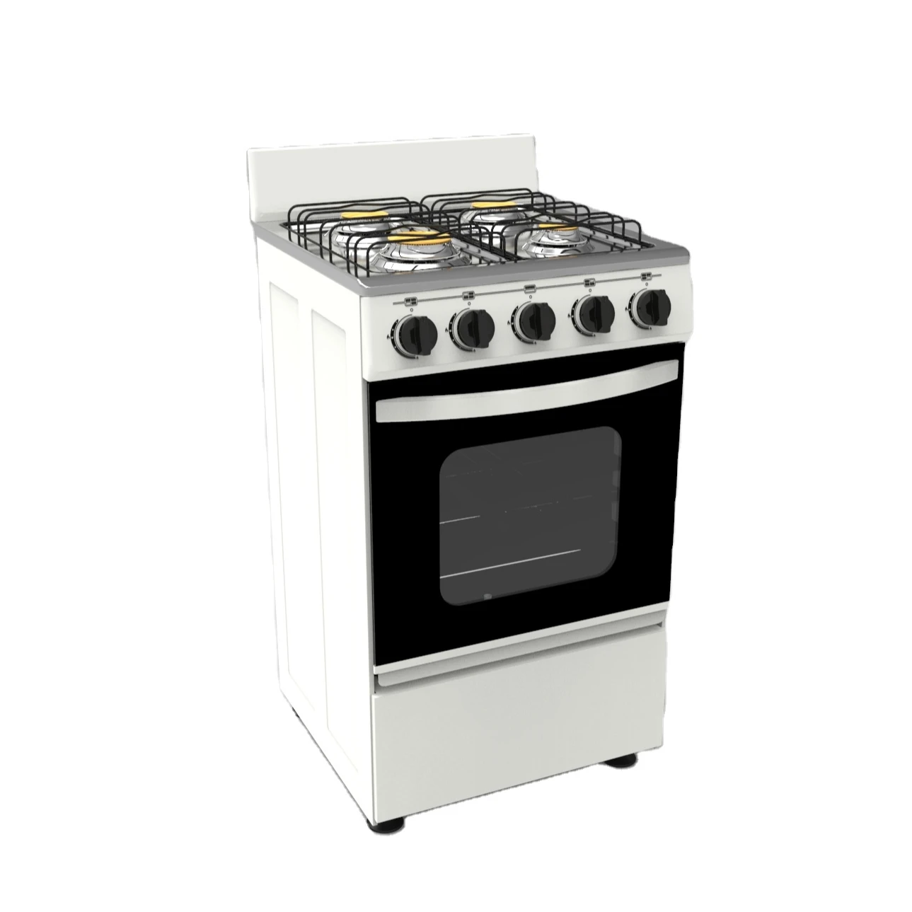 Easy Handle Low Price Freestanding Gas Stove Cooktop With Oven 20 Inch 4 Burners Dominican Republic