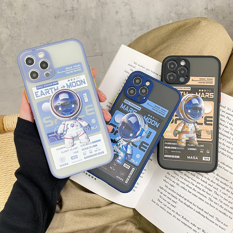 brand mechanical bear case for iphone 14 13 12 11 Pro Max XR X XS 7 8 Plus funny silicone cover