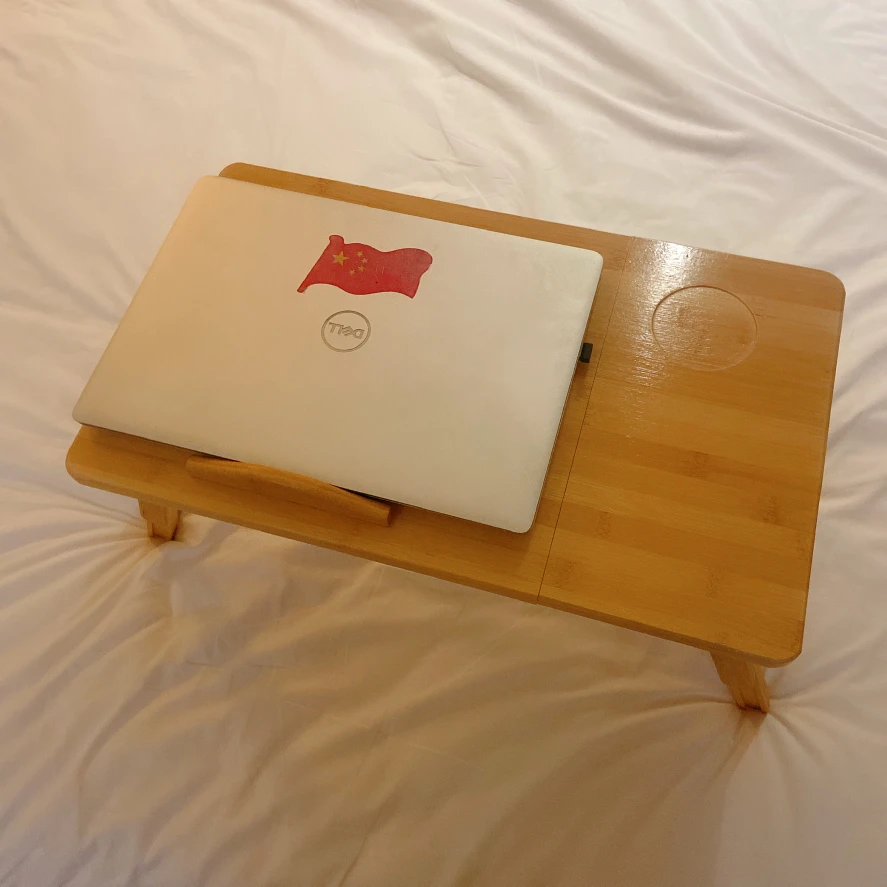 Modern Multifunctional Lazy Boy Folding Laptop Table Bed Portable Computer Desk No Assembly Required