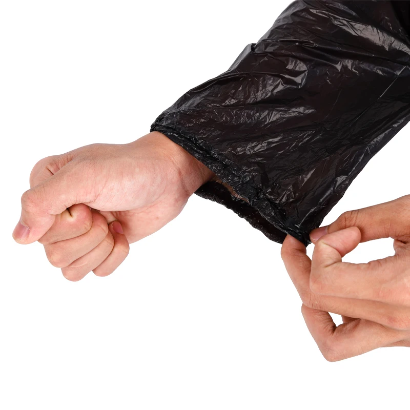 White Over Sleeves Disposable Plastic Arm Sleeve Protectors Polyethylene PE Cover for Household