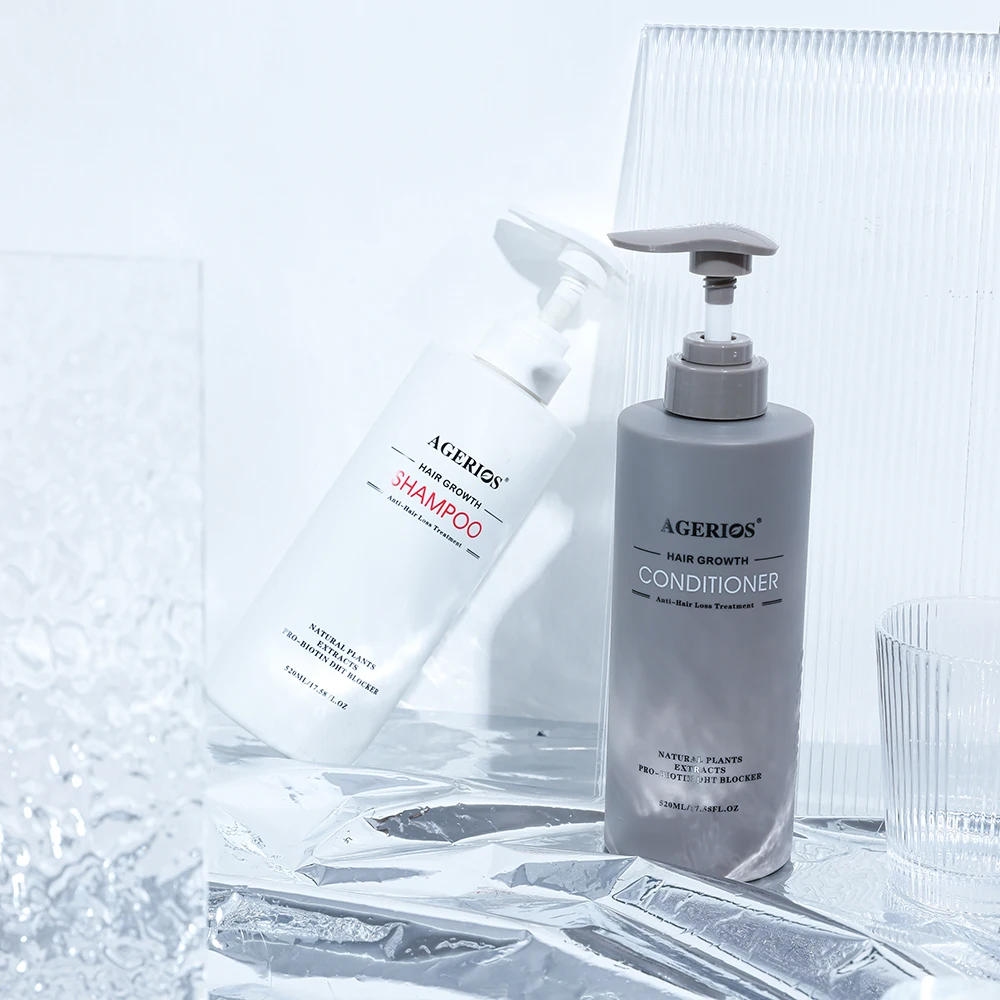 Private Label Gentle Cleansing Shampoo And Conditioner Care Set Dandruff Hair Loss Natural Organic Hair Growth Ginger Shampoo