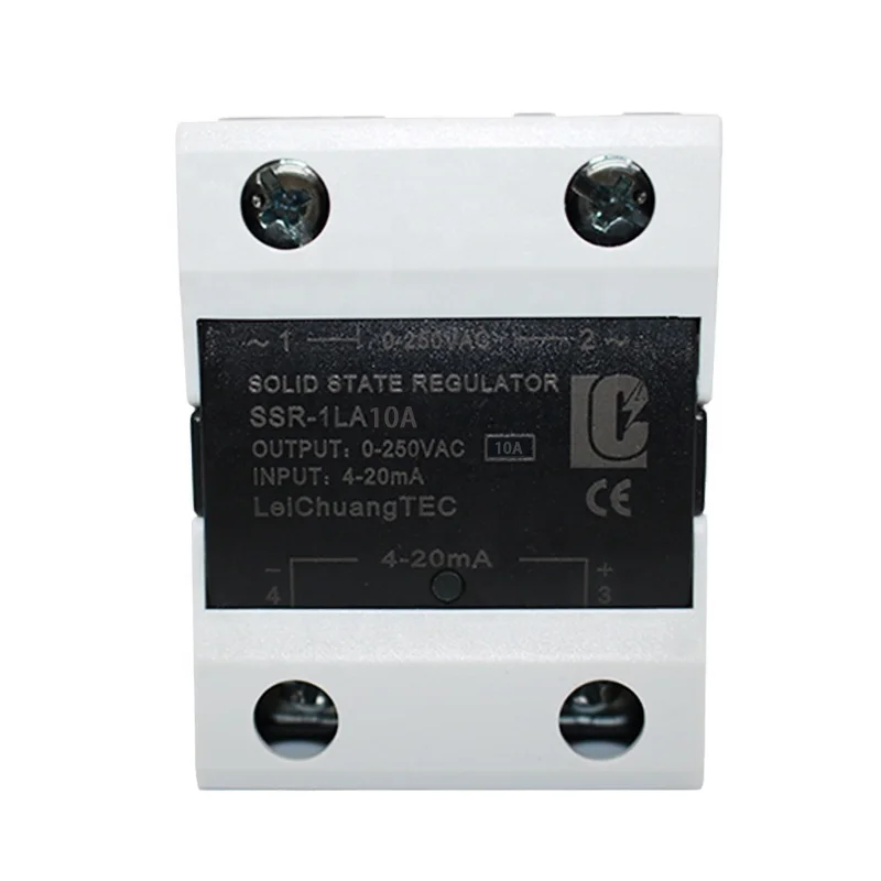 Adjustable Solid State Relay Power Controller 10A-120A 4-20mA SSR Solid State Voltage Regulator