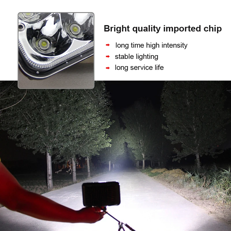 
Best Seller Rectangular Headliamp,Breathing Hole Hi/Lo 4X6 Car Led Auto Headlight 