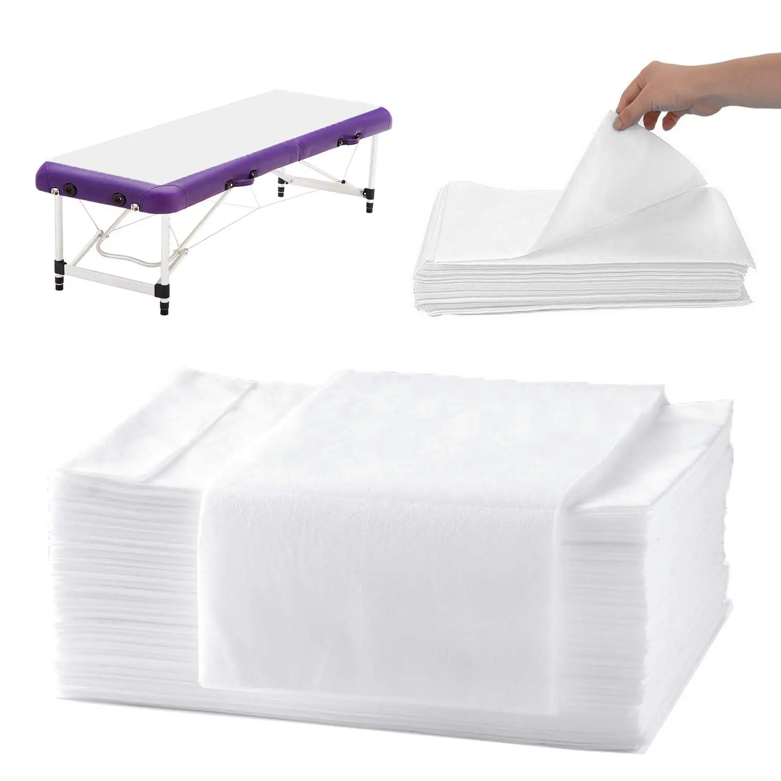 Full size waterproof nonwoven medical disposable bed sheet bed roll 80x200 for hospital clinic massage examination spa travel