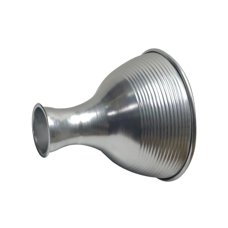 High Quality Spinning Parts Sheet Metal Fabrication Deep Drawing Service Stainless Steel cones Metal spinning products