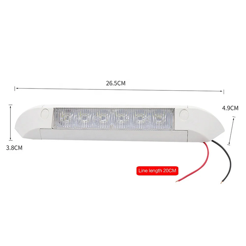  Amomd 12V 1.6W IP67 Waterproof Led Porch Flood Light