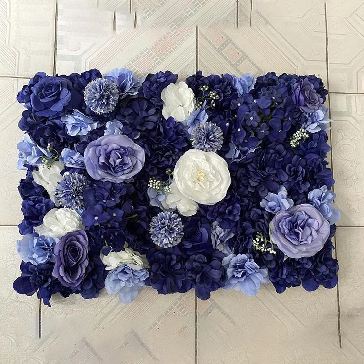 Microprocessor Artificial Flower Wall Wedding Activities Decorative Photography Props Shopping Mall Hydrangea Rose Plant Wall