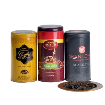 Wholesale Luxury Food Grade Metal Tea Tin Can For Tea Packaging