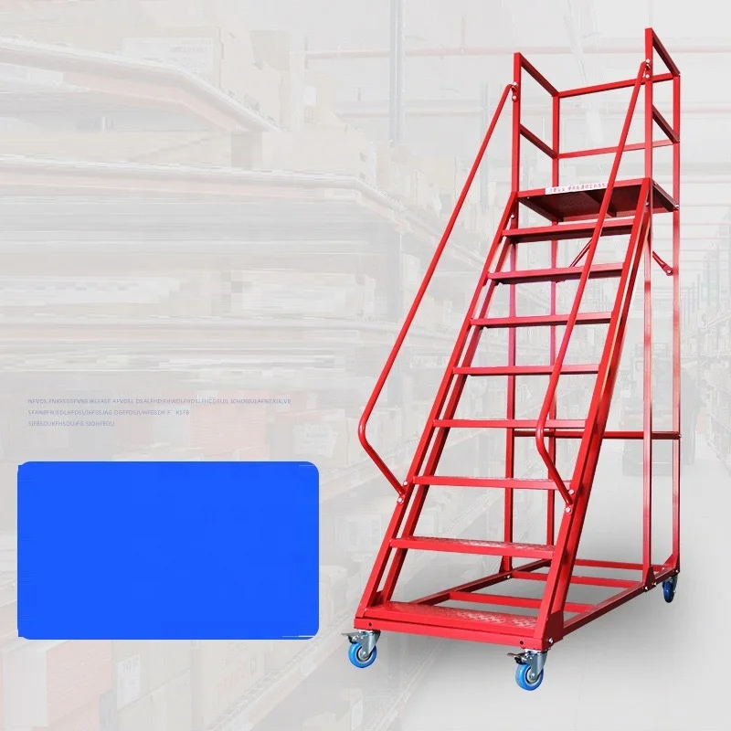 Manufacturer Custom Zigzagging Ladder Ascending Ladder Warehouse Ladder