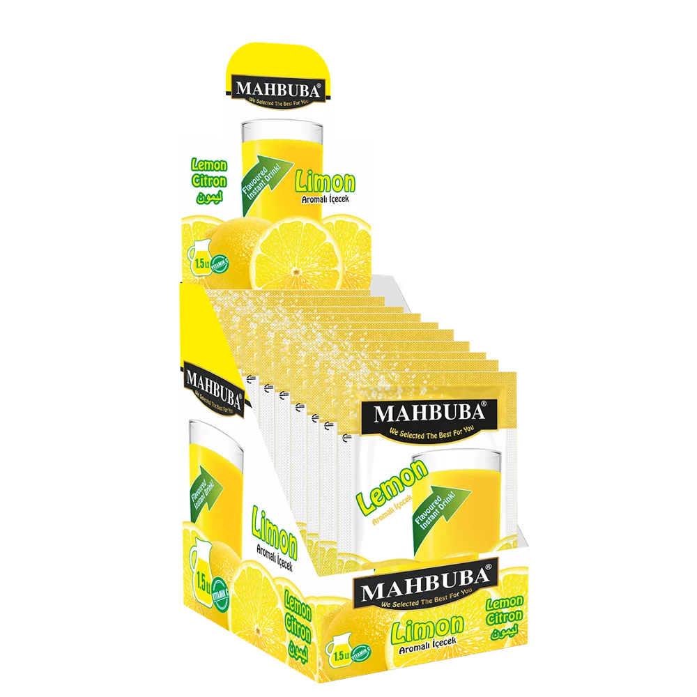 Порошок для мгновенных напитков с лимонным ароматом 9