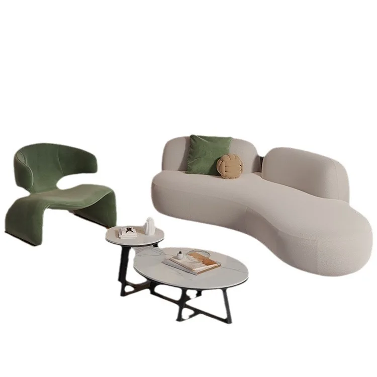 Modular Tufted Leather Sofa Chair Luxury Leisure Bedroom Hotel School Hospital Apartment Gym Villa Workshop Outdoor Park