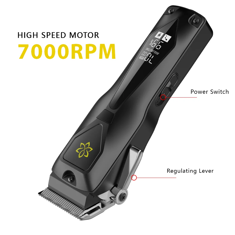 LILIPRO L50&M50 Professional Titanium Metal-Injection Molded Fade Blade USB Rechargeable Hair Trimmer Clippers Sets for Barbers