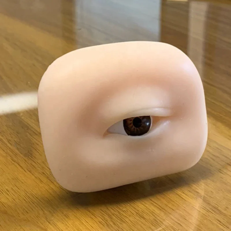 3D Silicone  Popular PMU Accessories Eyes Practice Skin Really Human Semi Permanent Makeup Tattoo for Microblading Practice Skin